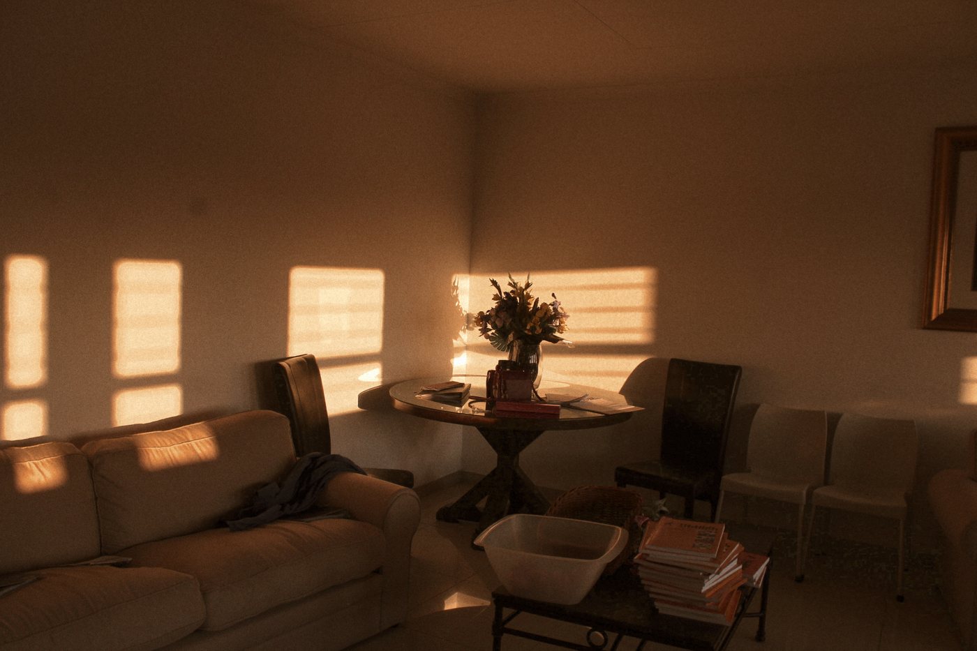 Quiet living room in afternoon light